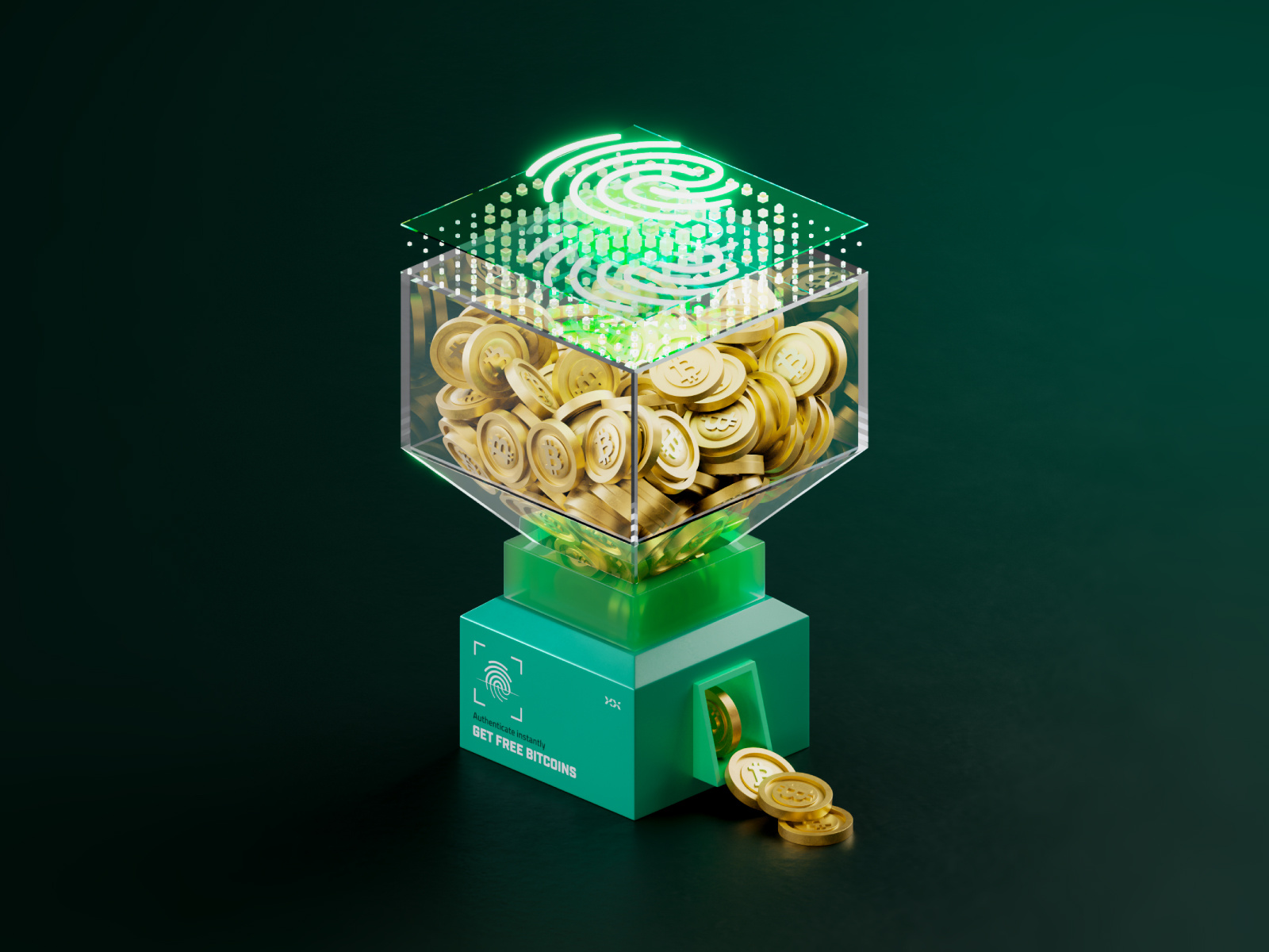 Identity Verification & Free Bitcoin by Amin Hosseini on Dribbble