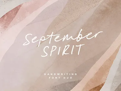 September Spirit Font Duo authentic biro casual fast fast hand fountain pen handwriting handwritten liner marker natural pen real realistic script september spirit font duo signature spirit font duo textured thin