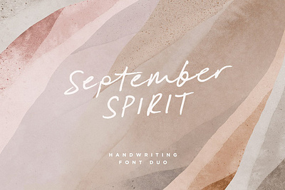 September Spirit Font Duo authentic biro casual fast fast hand fountain pen handwriting handwritten liner marker natural pen real realistic script september spirit font duo signature spirit font duo textured thin