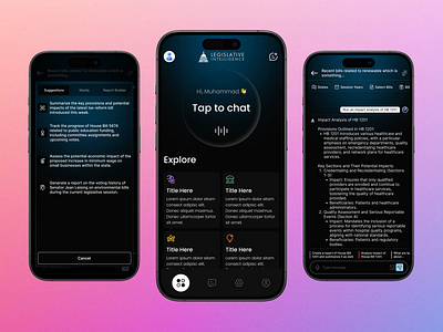 AI Mobile App Design ai app ai app design ai chat ai chatbot animation app design chat app chatbot design figma minimal mobile app mobile app design mobile chat modern new app new chat new ui ui ui design