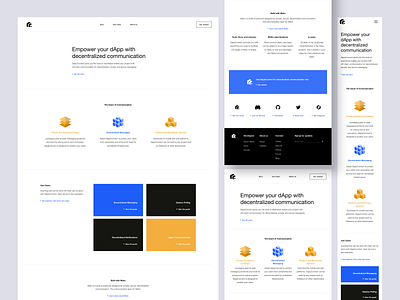 dApp connect blockchain clay crypto cryptocurrency dapp decentralized landing mobile responsive tablet website