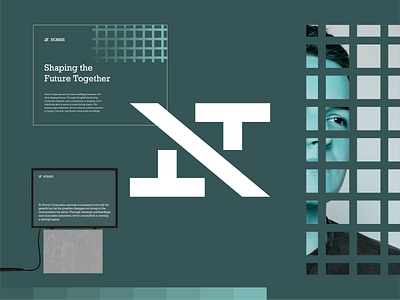 Norris Corporate Direction 15 branding branding and identity clean cool design designer dribbble freelancer graphic design identity logo logo design logo mark logogram mark modern monogram tech visual identity visuals