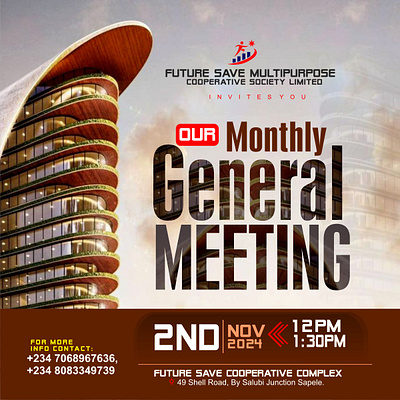 Future Save Multipurpose Meeting branding graphic design