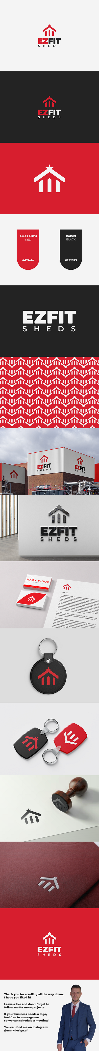 EZFIT Logo Design brandidentity branding companylogo design graphic design logo