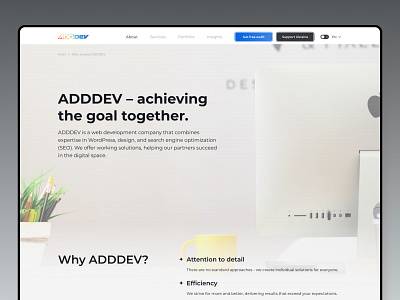 Adddev Redesign design development redesign ui ux