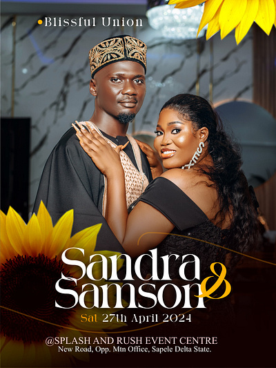 Sandra & Samson branding graphic design wedding desgin