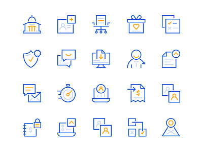 HR Icon Set benefits brand designer brand identity branding hr icon iconography illustration