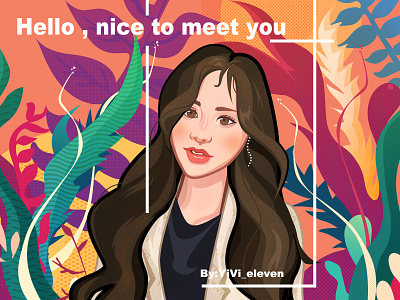 Try something new beauty color design illustration ui