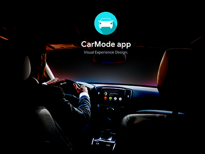 CarMode Android app app design behance black car app car ui carmode concept graphic design light dark theme ui ux user interface ux design ux process visual design