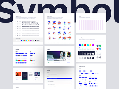 Symbol Design System 2 Elements adaptive components craftwork design system elements fonts icons interface landing library media mockups responsive sketch symbols ui ui kit ux vector web