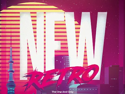 New Retro Flyer / Poster alternative artist badge band concert cover event flat flyer gig grunge indie light movie music page party pattern photoshop pixel