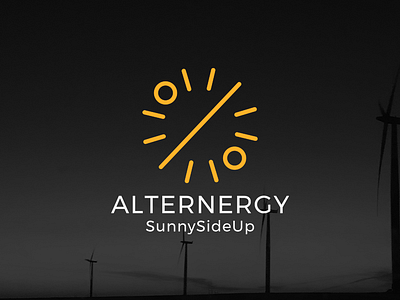 Minimal concept branding clean energy geometric mark minimal modern solar