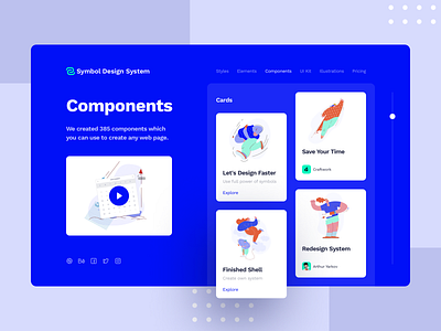 Symbol Design System 2 access adaptive blocks components craftwork design design system hero light minimal symbol ui ux