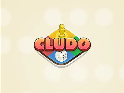 Cludo Logo game game logo gameui graphic design illustration ludo ui