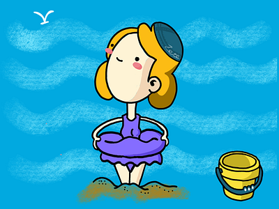 my swimming ring illustration