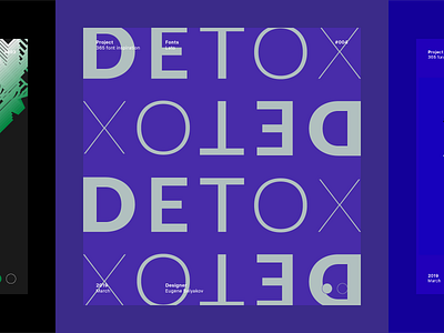 Typography project, Detox design designer designers designing designinspiration font fonts graphic graphicdesign graphicdesigner type typeface types typo typogram typographic typographicposter typographie typography typosters