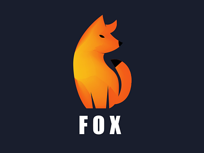 Animal logo Fox agency animal app brand branding color colorful construction design gradient identity illustration logo logo2018 mark monogram stationary typography vector visual