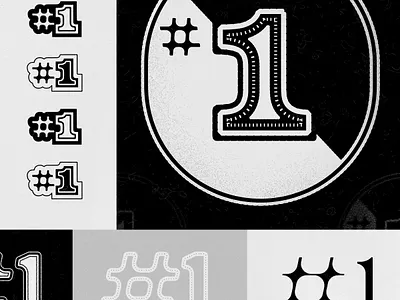 Letterman #1 1 black and white letterman number old school patch tag varsity vintage