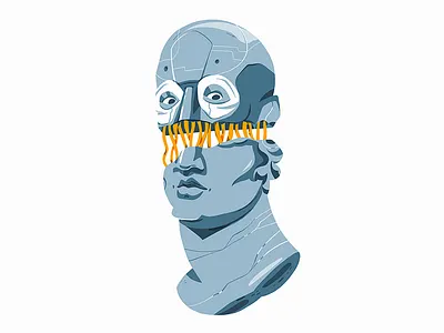 I, Robot asimov future illustration robot sci fi science fiction sculpture