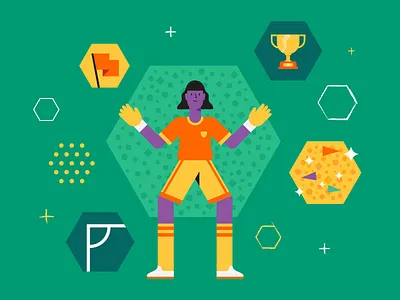 World Vision : It Takes a World (Football Star) animation character character design children illustration motion animation motion graphics vector