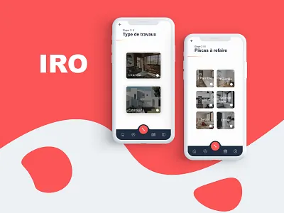 IRO AVAILABLE app app apps application app branding artistic direction branding colors palette design design app flat icon illustrator lettering minimal type ui ui ux ux vector web website