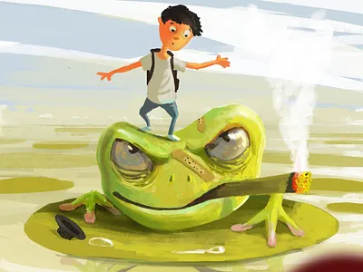 Accidental! animation art artboard artbook artwork branding brush character art design digital 2d digital art digital illustration digital painting game art game artist illustration landscape nature photoshop vector