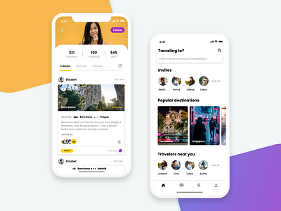 Tourism App Mobile Social Network art concept app concept art illustration ios ios mobile app tourism uidesign uiux uiuxdesign