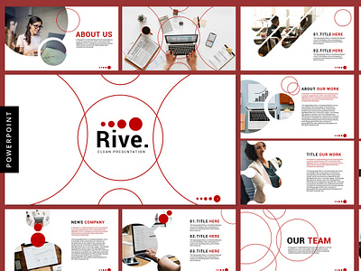 Rive - Presentation Templates annual annualreport clean design fashion femine feydesign gogleslides google slides keynote keynote presentation keynote template nature powerpoint powerpoint presentation powerpoint template pptx presentation report slide