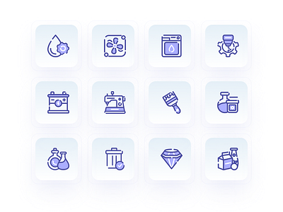 New icons set blue icon icons icons set illustration