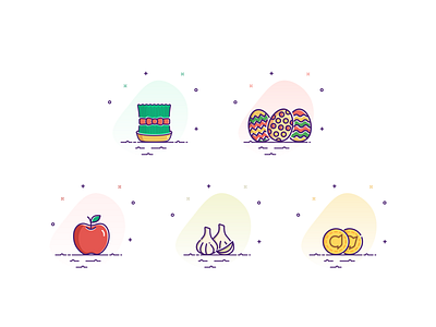 Happy Nowruz 7sin browse clean design flat haftsin icon identity illustration illustrator iran logo minimal nowruz persian typography ui vector web website