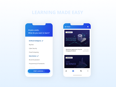 Learning app application branding design edureka homescreen illustration interface learning app logo minimal uiux ux ux ui design