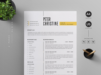 Resume/CV cover letter cover letter template creative curricular vitae cv design cv template designer resume die microsoft word minimal modern ms word professional resume resume bundle resume design resume template us letter vector word