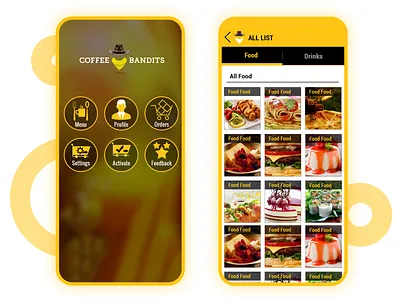 Coffee Apps UI Design android login ui user experience designer user experience ux user interface design ux