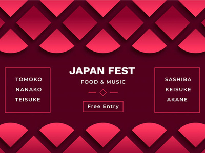 Japanese Background abstract agency app background colorful festival flyer free free download freepik geometric japan japanese modern poster resource template vector wallpaper web