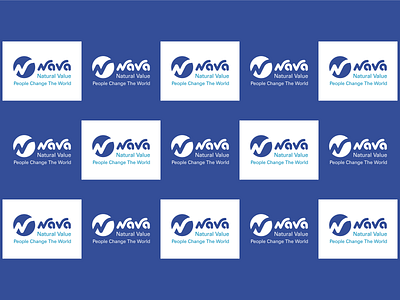 Natural Value. logo typography