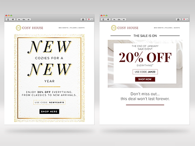 Email Creatives 2019 branding design email campaign email design home goods marketing
