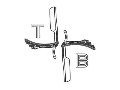The Barber Crest barber branding design logo