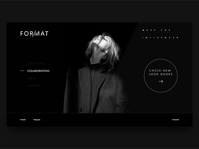 Format - Look Books adobexd debut design hellodribbble photoshop shot ui ux web website