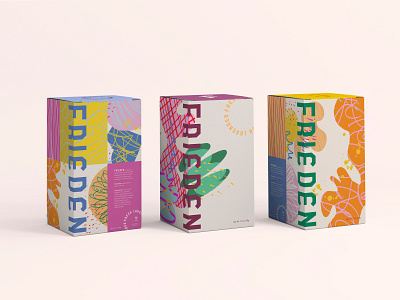 Frieden Primary Box Designs cannabidiol cannabis packaging organic design packaging design print skincare design
