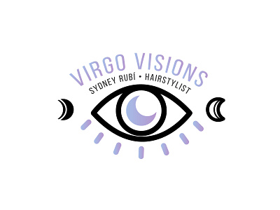 Virgo Visions Logo branding branding design design eye flat illustration illustrator logo logo design logo design branding logo development logos vector