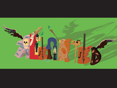 Alienated 2d 3d cartoon character design design drawing graphic design graphics illustration typogaphy vector