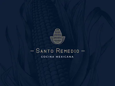 Santo Remedio - Identity Proposal brand corn design identity logo maiz mexican food mexico restaurant