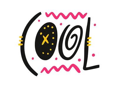 Cool Phrase Lettering cartoon cool cute design holiday icon illustration lettering logo sketch summer type typography vector