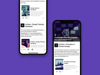 Contents - New Concept contents design news product ui ux