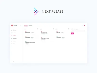 Next Please: Product roadmap for SaaS launch product management roadmap saas