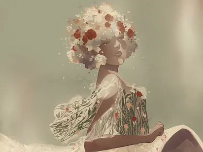 Forest Spirit digital art enchantress fashion forest spirit illustration nature spirit