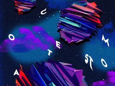 SKIES // DAY05 baugasm blue debut design dribbble future gradient illustration illustrator liquify painting pattern photoshop pink poster print purple rainbow red redish