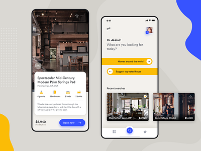 Property mobile app design app booking clean concept design details innovative interface iphonex listing minimal mobile mobile app design osx product profile properties property startup ux ui