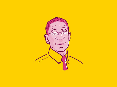 Gus Fring badge better call saul branding breaking bad breakingbad charachters design flat graphicdesign icon icon a day icon artwork illustration illustrator logo netflix outline vector yellow