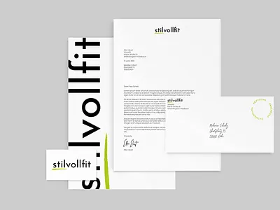 Stilvollfit Brand Identity II adobe illustrator adobe indesign adobe photoshop brand identity branding design graphic design logo logo design typography
